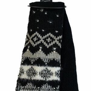 Cejon Fair Isle Pearled Scarf